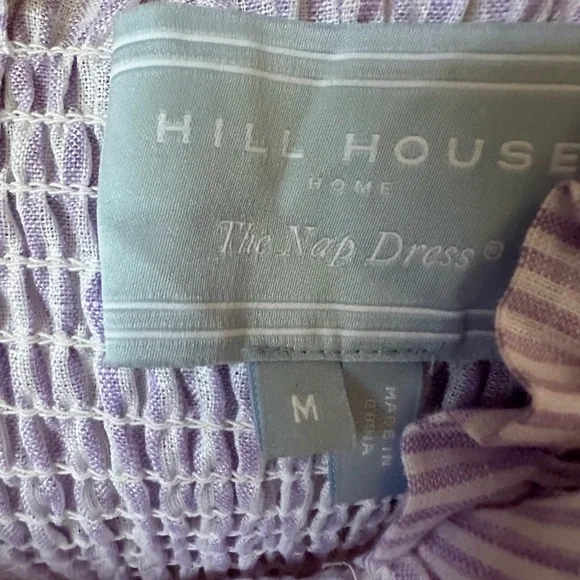 Hill House Ellie Nap Dress - Lilac Stripe. M. NWOT - Picture 9 of 10